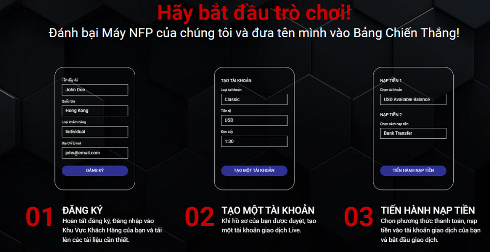 Đăng ký sàn tickmill để tham gia dự đoán