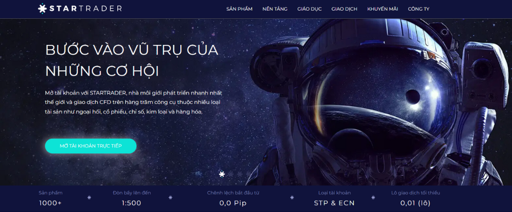 Tổng quan sàn STARTRADER